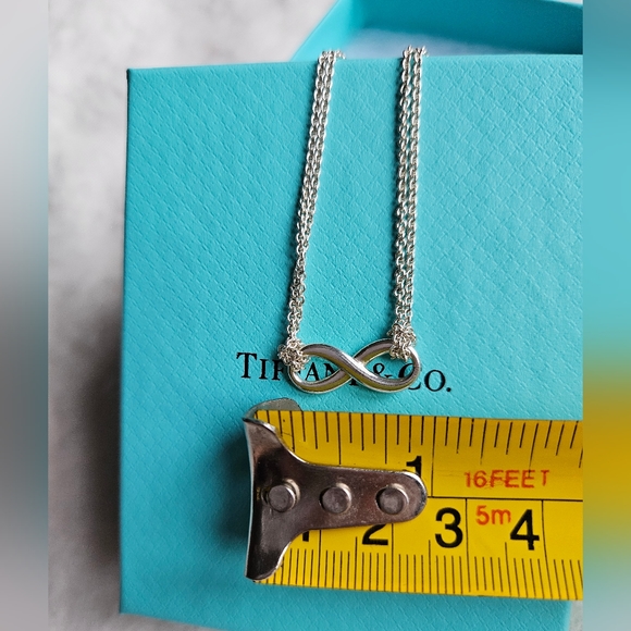 Authentic Tiffany & Co. Infinity Sterling Silver Necklace ✨️ - Picture 2 of 9